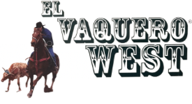 El Vaquero Logo showing a calf roper